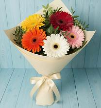 Букет цветов из:  Герберы в Дор
