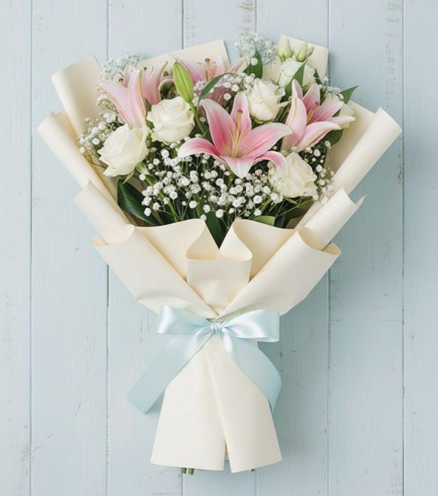 Букет цветов из: Лилии в Дор