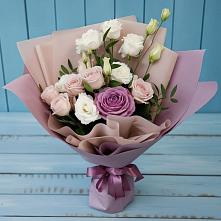 Букет цветов из:  Розы и Лизиантусы в Дор