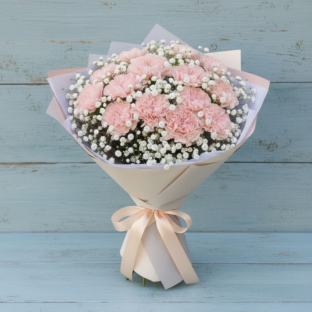 Букет цветов из: Гвоздики в Дор