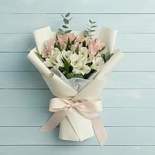 Букет цветов из:  Альстромерии #REPLACE_PRED# Дор