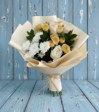 Букет цветов из:  Розы и Хризантемы в Дор