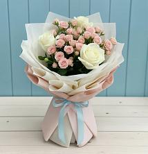 Букет цветов из:  Розы в Дор