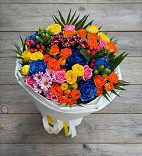 Букет цветов из:  Розы и Хризантемы в Дор