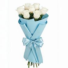 Букет 7 белых роз Проуд #REPLACE_PRED# Дор