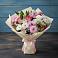 Букет цветов из: Хризантемы, Альстромерии и Розы в Дор